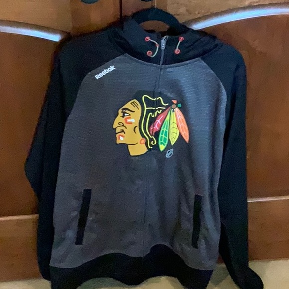 Reebok Black Hawks jacket, new but without tags - Picture 2 of 2